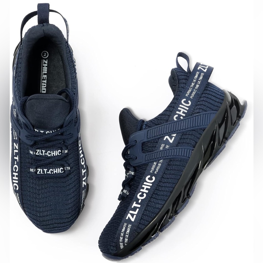 Boys Running Shoes Lightweight Lace up Walking Little Kids size 2